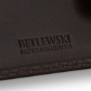 BETLEWSKI Кошелёк мужской, натуральная кожа, на кнопке