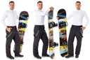 Pánske lyžiarske nohavice SNOW MEMBRÁNA 12000 XXL Kolekcia narciarskie snowboardowe
