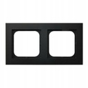 Polmark R-2Q.CZ двойная рамка, черная роса