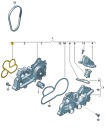 НОВАЯ ПРОКЛАДКА ВОДЯНОГО НАСОСА VW ORIGINAL 04E121119AM
