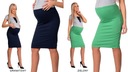 Tehotenská sukňa s podšívkou tehotenský panel L/XL Dominujúci vzor bez vzoru