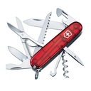 Victorinox 1.3713.T, Карманный нож Huntsman, 91 мм, 15 функций, ножницы, пила