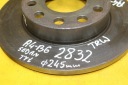 ДИСКОМ ГАЛЬМІВНОЮ ЗАД TRW AUDI A4 B6 245MM  (16076142085) фото min 10