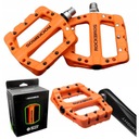 ЛЕГКИЕ ПЕДАЛИ ПЛАТФОРМЫ MTB, нейлон ROCKRBOS, высокое качество, оранжевый + бесплатно