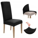 ЧЕХОЛ НА СТУЛ СПИНКА ЧЕРНЫЙ ГИБКИЕ УНИВЕРСАЛЬНЫЕ ЧЕХОЛЫ