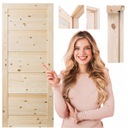 ВНУТРЕННИЕ ДВЕРИ ИЗ МАССИВА СОСНЫ С НЕПОСРЕДСТВЕННОЙ КОРОБКОЙ 60