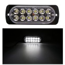 ФАРА ГАБАРИТ STROBO 12XLED 12V 24V БІЛА WSTECZN  (17416865659) фото min 12