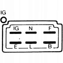 HELLA REGULATORIUS ĮTAMPOS 14V 5DR 004 243-091 nuotrauka 4