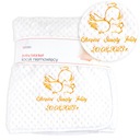 Одеяло 80х90 Сувенир на Крещение ПОДАРОК ​​Ангел с датой