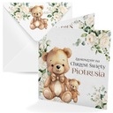 ПРИГЛАШЕНИЕ НА КРЕСТИЕ + ИМЯ РЕБЕНКА + КОНВЕРТ + ОТЛИЧНОЕ КАЧЕСТВО + БЫСТРО