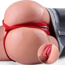 Искусственная искусственная вагина Мужской мастурбатор Реалистичная 3D-жопа с вагиной