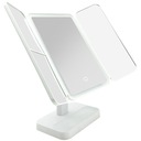 PODŚWIETLANE LUSTRO DO MAKIJAŻU ROZKŁADANE 2X 3X POWIĘKSZENIE STOJĄCE