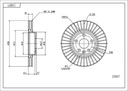 HART TARCZE+KLOCKI PARTE DELANTERA MONDEO IV S-MAX GALAXY 300MM 