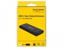 КОРПУС SSD DELOCK M.2 NVME USB TYPE-C 3.1 ПОКОЛЕНИЯ 2 4