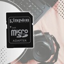 Pamäťová karta 128GB Micro SD KINGSTON SDCS2 C10 V10 A2 100Mb/s adaptér Kód výrobcu Karta pamięci do telefonu aparatu kamery