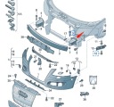 AUDI A3 ЗОНА ДЕФОРМАЦІЇ ПРАВЕ 8P0807134A  фото 8