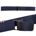 РЕМЕНЬ ДЕТСКИЙ ДЛЯ БРЮК НА РЕЗИНКЕ НА ЛИПУЧКЕ, ТЕМНО-СИНИЙ