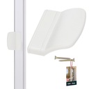 РУЧКА ДЛЯ БАЛКОНА ДЛЯ ОКОН И ДВЕРЕЙ РУЧКА ДЛЯ КУРИЛЬЩИКА РУЧКА SOLUTION БЕЛАЯ