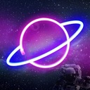 Neon Bedee Planet Neon Light 30 x 17,5 cm
