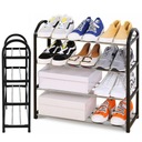 ШКАФ ДЛЯ ОБУВИ 4 УРОВНЯ ПОЛКА-ОРГАНИЗАТОР СТЕНД МЕТАЛЛИЧЕСКАЯ ПОЛКА