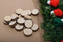 Кусочки дерева разных пород, 10 шт, деревянные диски, декор своими руками, 2-5 см.