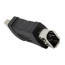 1394 6 Pin Female to USB Male Adaptor Długość kabla 0 m