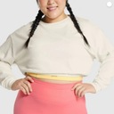 СВИТШОТ GYMSHARK СПОРТИВНЫЙ БЕЖЕВЫЙ ЖЕНСКИЙ BASIC S 2A4E2_D*