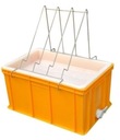 Ванночка для распечатывания сотовых рамок, сито пластиковое, высота 30 см, для пчеловодства.
