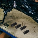 4 SZT. ELASTIC RUBBER OVERLAYS NA SVIRTYS CHANGES PROGRAMS MOTORCYCLE FOR KOMFORTOWEJ RIDING  photo 10