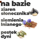 CHLEB Z ZIAREN RAZOWY Słonecznik, Siemie lniane, Dynia - bez mąki i drożdzy Produkt nie zawiera barwników cukru drożdży oleju palmowego tłuszczy trans (utwardzanych)