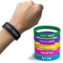 СИЛИКОНОВЫЕ БРАЛЕТЫ С НАПЕЧАТАННЫМ РЕКЛАМНЫМ МЕРОПРИЯТИЕМ С ТЕКСТОЙ ПЕЧАТИ ЛОГОТИПА