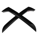 2 SZT. SPOILER LATERAL POSTERIOR WINDOWS BLYSZCZACY BLACK MODIFICATION 2Q  photo 9