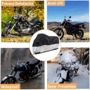WATERPROOF COVER NA MOTORCYCLE Z OPENINGS NA CASTLE I TORBA, DO 245 CM  photo 7