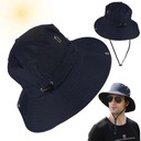 KAPELUSZ TYPU BUCKET OCHRONA UV LEKKI Z SZEROKIM RONDEM NA WĘDRÓWKI