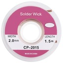ДЕПАЯТНАЯ ЛЕНТА, BRIDED SOLDER, 2 мм x 1,5 м