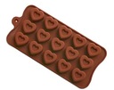 СИЛИКОНОВАЯ ФОРМА ДЛЯ ШОКОЛАДНЫХ СЕРДЦЕВ-ПРАЛИНЕ