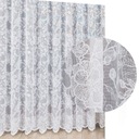 FIRANY FIRANA GOTOWA ŻAKARDOWA BIAŁA BEZ PRASOWANIA NA ŻABKI 400x250