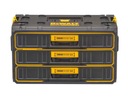 Чемодан DeWalt с 3 ящиками ToughSystem