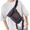 MEN'S LEG BAG RETRO OUTDOOR TRAVEL WAIST BAG MOTOCIKLAS RIDING CANVAS  photo 7