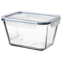 СТЕКЛЯННЫЙ КОНТЕЙНЕР ПИЩЕВЫЙ 1,8 Л 21x15x11 СМ