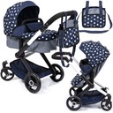 КОЛЯСКА ДЛЯ КУКОЛ С ГОНДОЛАЛЬНОЙ СУМКОЙ