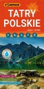 TATRY POLSKIE 1:30 000 MAPA LAMINOWANA COMPASS
