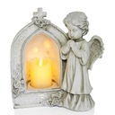 Фигурка надгробной плиты ангела из часовни и светодиод