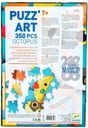 Umelecké puzzle tvar Chobotnica 350 el Djeco Značka Djeco