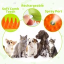 PARNÁ KEFA PRE MAČKY PSA NA ČESANIE PARNEJ SRSTI Steamy Cat Brush Hmotnosť (s balením) 0.1 kg