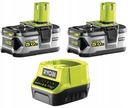 НАБОР АККУМУЛЯТОРОВ RYOBI 2 x 5,0 Ач + зарядное устройство 18 В