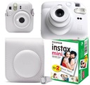 Appareil photo instantané Fujifilm Pack Noel Instax Mini 12 Lilas + Pack film  Instax Mini 10 vues + Guirlande Led Multicolore - 70100161452