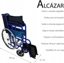 Wózek inwalidzki ręczny Mobiclinic Alcazar Marka inna