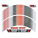 НАКЛЕЙКИ НА ДИСКИ ПОЛОСКИ КОЛЕСА YAMAHA SUZUKI APRILIA