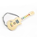 CLASSIC WORLD Drevená elektrická gitara Svietiaca pre deti Hrdina žiadny